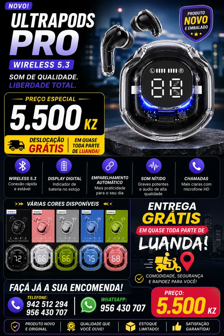 Fones de ouvidos Ultra-pods 1