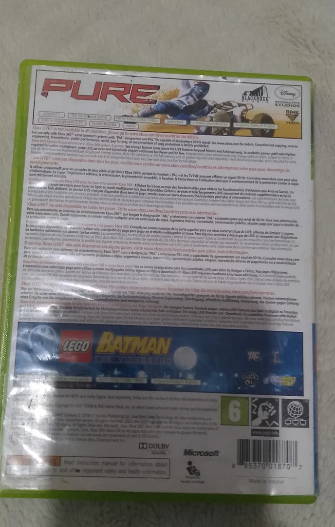 Dois jogos da Xbox 360 3