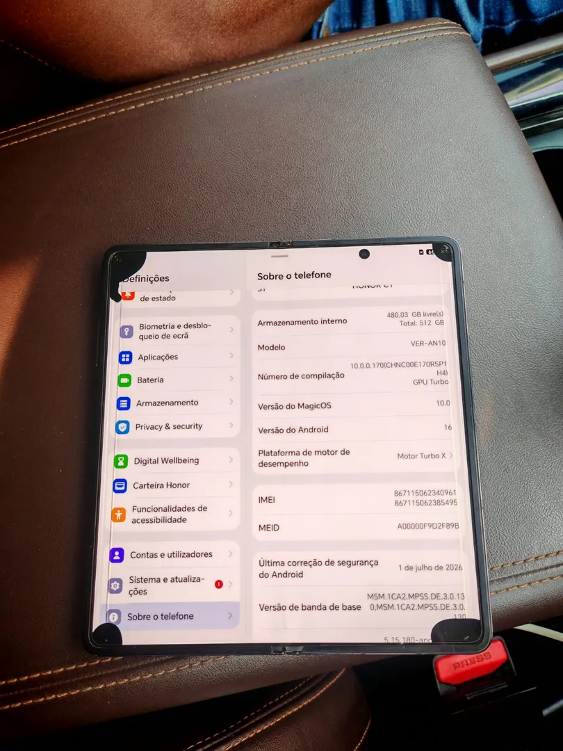 📱 HONOR MAGIC V3 5G — SEMI-NOVO | 512GB 🔥 HONOR Magic V3 — Dobrável  4