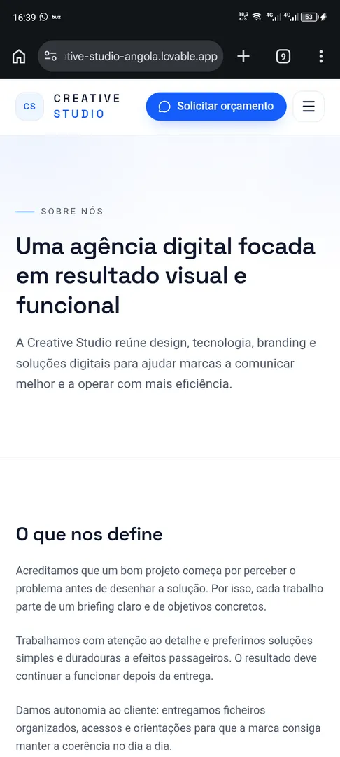 Criação de Sites Profissionais para Empresas 2